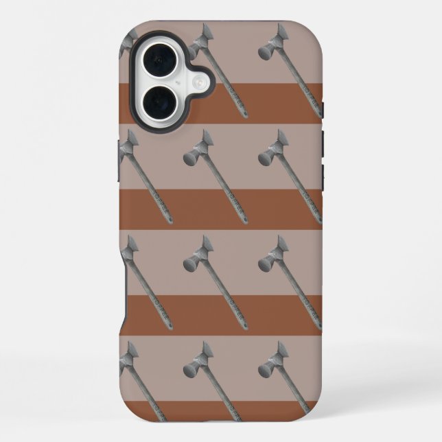 Funda Para iPhone Ilustración de martillo de tofe (Reverso )