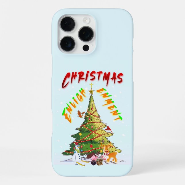 Funda Para iPhone Ilustración de navidades (Reverso )