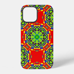 Funda Para iPhone 12 ilustración de patrón continuo tribal vintage de m