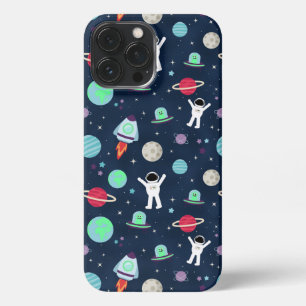 Funda Para iPhone 13 Pro Max Ilustracion de patrón de espacio