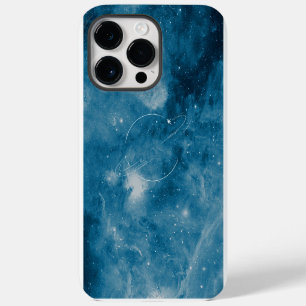 Funda Para iPhone 14 Pro Max Ilustración de planeta de foto espacial simple bla