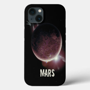Ilustración del planeta rojo Marte universo espaci