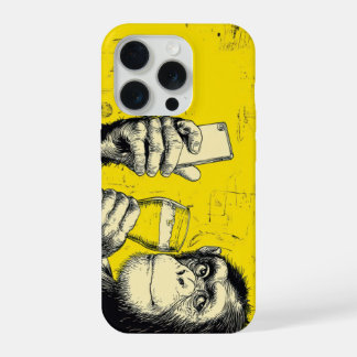 Ilustración divertida de mono tomando selfie – Chi