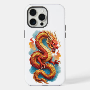 Ilustración Fiery del Dragón Rojo Chino-67561