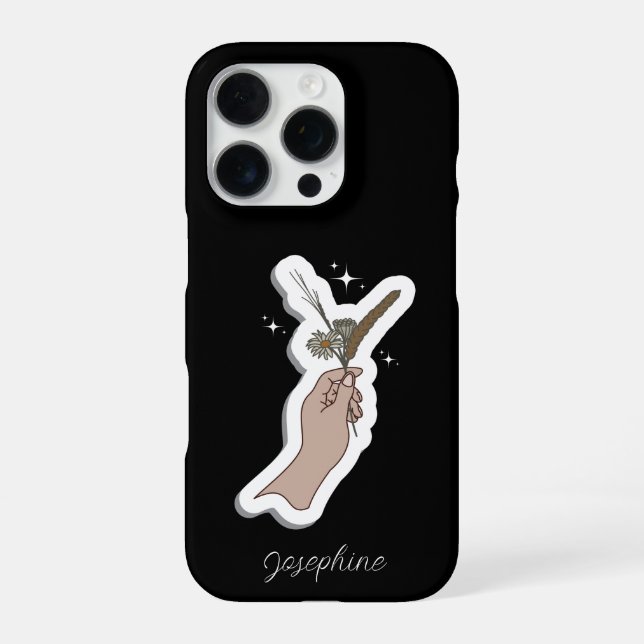 Funda Para iPhone Ilustracion Naturaleza y Simplicidad (Reverso)
