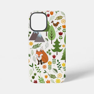 Funda Para iPhone 12 Mini Ilustraciones de estilo escandinavo en patrón Crm