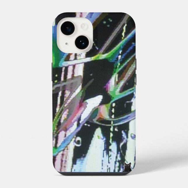 Funda Para iPhone Imagen divertida de KC (Reverso )