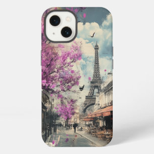 Imagen romántica de París con la torre Eiffel