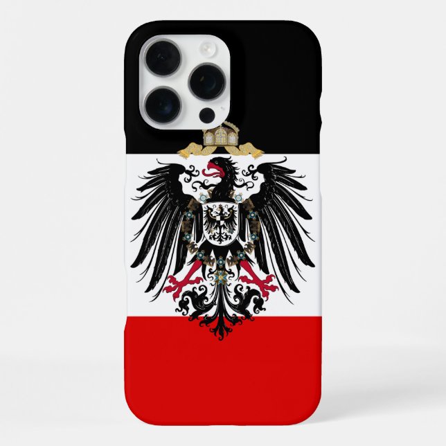 Funda Para iPhone Imperio alemán (Reverso )