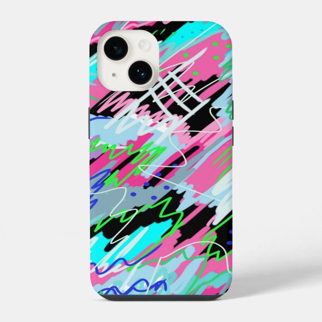 Funda Para iPhone Impresión abstracta que comienza a florecer (Reverso )