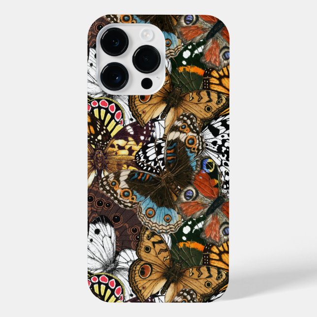 Funda Para iPhone Impresión animal. Las alas de mariposa. (Reverso)