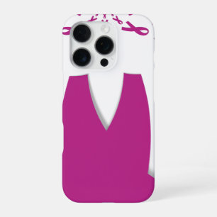 Funda Para iPhone 16 Pro Impresión artística de concienciación sobre el cán