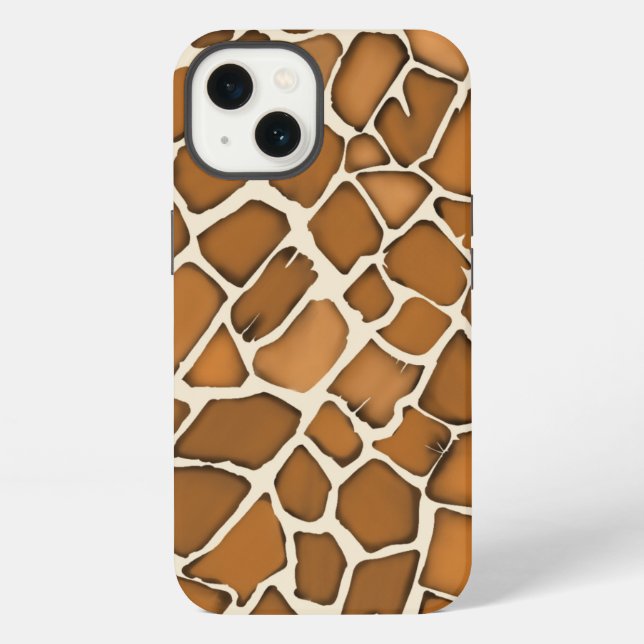 Funda Para iPhone Impresión con patrones de Giraffe Fur (Reverso )