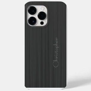 Funda Para iPhone 14 Pro Max Impresión de acero inoxidable de plata gris titani