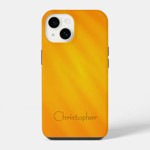 Funda Para iPhone 14 Impresión de acero inoxidable naranja de titanio 1