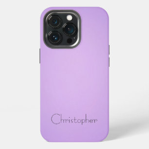 Funda Para iPhone 13 Pro Impresión de acero inoxidable violeta de titanio