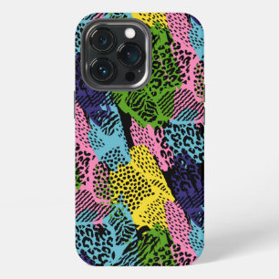 Funda Para iPhone 13 Pro Impresión de animales de Safari Pastel
