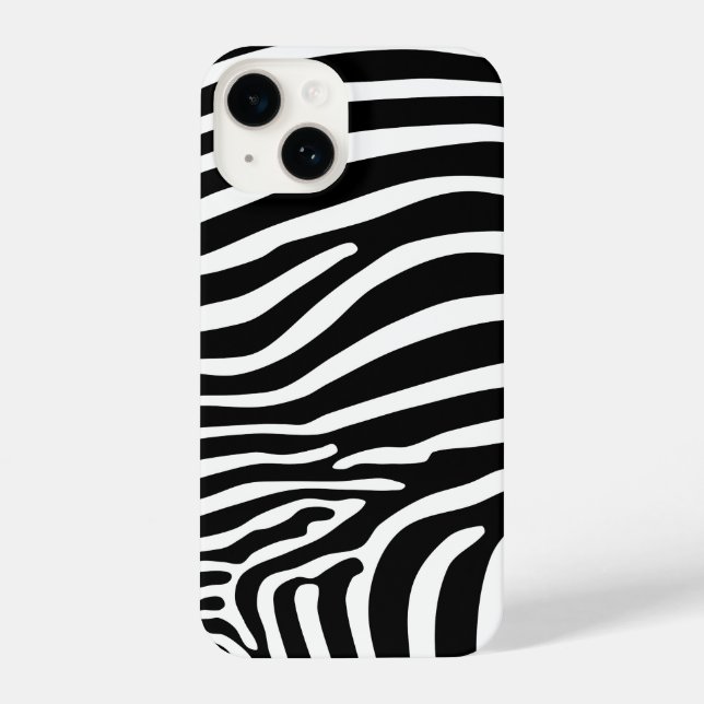 Funda Para iPhone Impresión de cebra (Reverso )