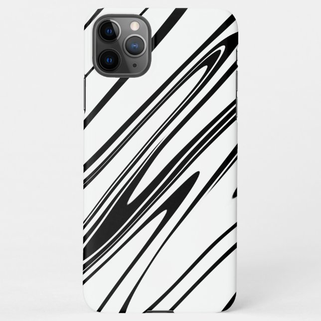 Funda Para iPhone Impresión de cebra abstracta (Reverso)