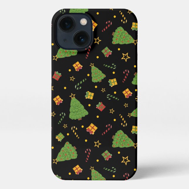 Funda Para iPhone Impresión de feriado de Navidades festivos (Reverso )
