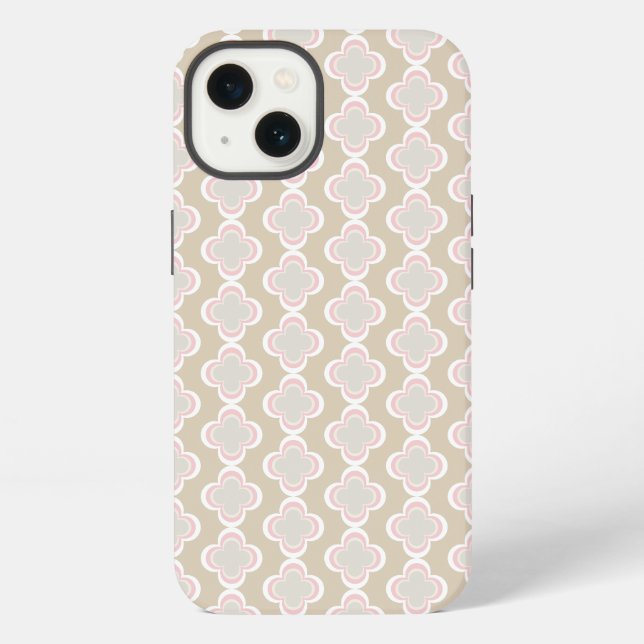 Funda Para iPhone Impresión de flores divertidas (Reverso )