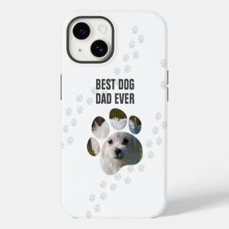 Funda Para iPhone 14 Impresión de la hoja de fotos de Best Dog Dad