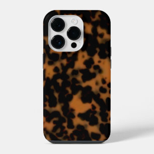 Funda Para iPhone 14 Pro Impresión de la shell de tortuga, marrón de ámbar