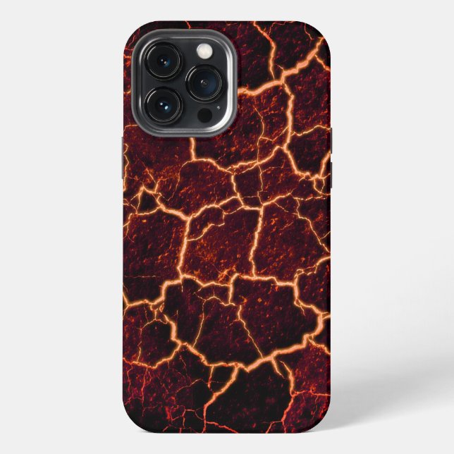 Funda Para iPhone Impresión de lava (Reverso )