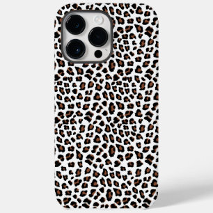 Funda Para iPhone 14 Pro Max Impresión de leopardo blanco