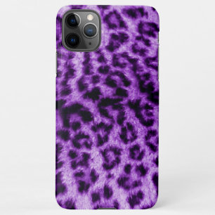 Funda Para iPhone 11Pro Max Impresión de leopardo púrpura