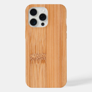 Impresión de madera de bambú marrón claro elegante