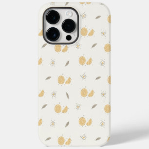 Funda Para iPhone 14 Pro Max Impresión de rebanada de Naranja decorativa