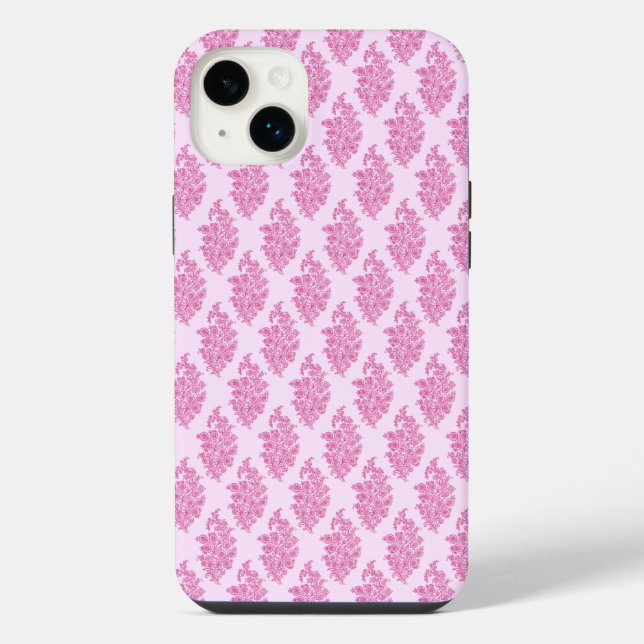 Funda Para iPhone Impresión en bloque Boho India (Reverso)