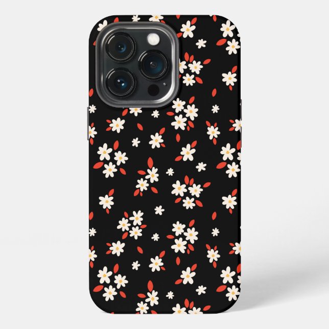 Funda Para iPhone Impresión floral Ditsy (Reverso )