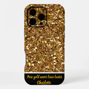 Funda Para iPhone 16 Pro Max Impresionante confeti de oro en celebración
