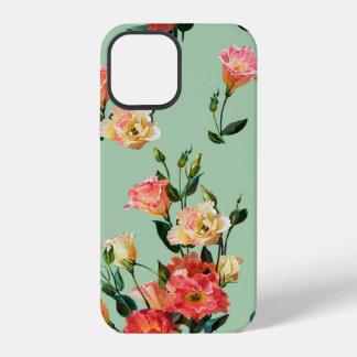 Funda Para iPhone 12 Impresionante estampado floral al estilo victorian