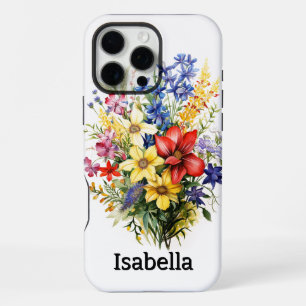 Funda Para iPhone 16 Pro Max Impresionante ramo de flores variadas
