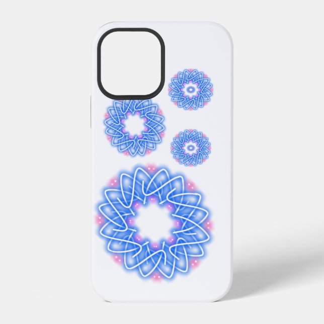 Funda Para iPhone Impresiones de Caleidoscopio (Reverso )