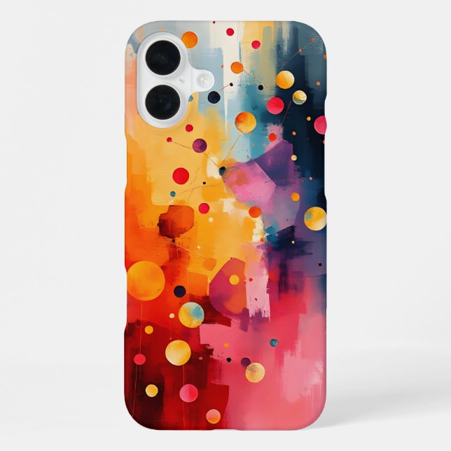 Funda Para iPhone Impresionismo abstracto  (Reverso )
