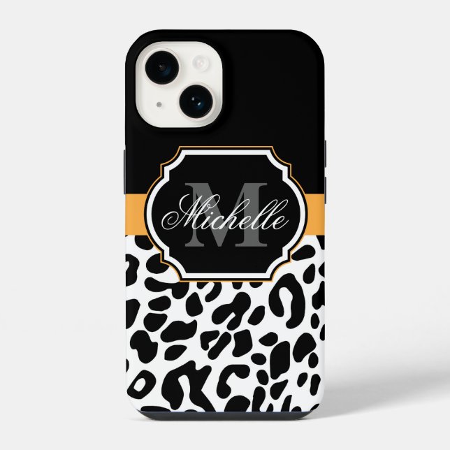Funda Para iPhone Imprimir leopardo (Reverso )