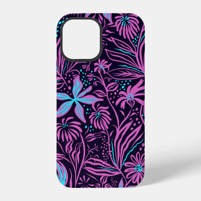 Funda Para iPhone Imprimir planos de hojas de patrón (Reverso )