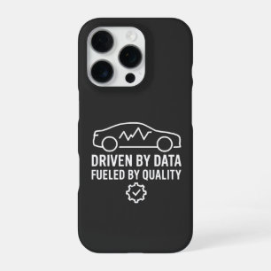 Funda Para iPhone 16 Pro Impulsado por datos, alimentado por calidad de con