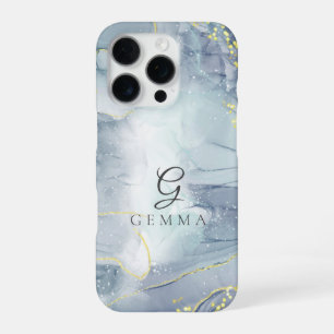Funda Para iPhone 16 Pro Indicolita Glitter Dorado Acolor Personalizable
