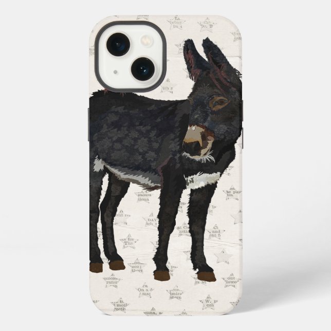 FUNDA PARA iPhone INDIGO DONKEY Y CARDINAL (Reverso )