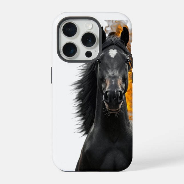 Funda Para iPhone Infierno de Potro Oscuro (Reverso )