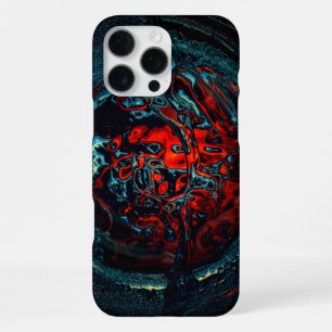 Funda Para iPhone 16 Pro Max Infierno Oceánico Resplandor Rojo