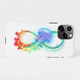 Funda Para iPhone 11Pro Infinidad con las medusas del arcoiris