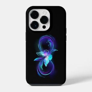 Funda Para iPhone 14 Pro Infinito Brillante con Mariposa Mágica