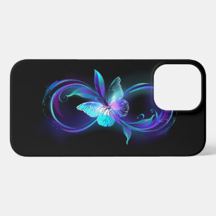 Funda Para iPhone 13 Pro Max Infinito brillante con mariposa mágica