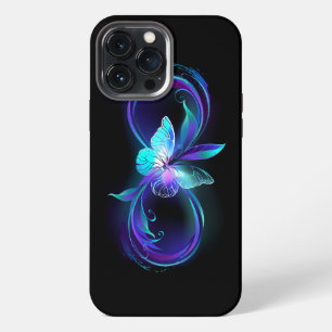 Funda Para iPhone 13 Pro Max Infinito Brillante con Mariposa Mágica